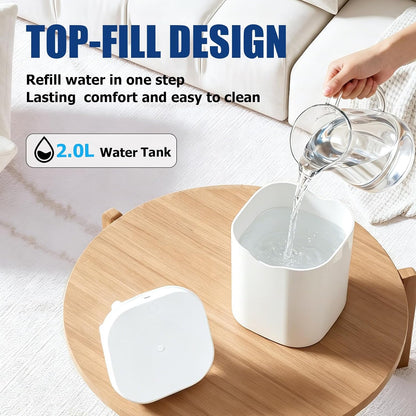 Humidifiers for Bedroom, 2.0L Cool Mist Humidifier for Plants & Home