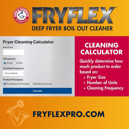Arm & Hammer Fryflex Deep Fryer Boil Out Cleaner - 36 ct. (5 oz.)