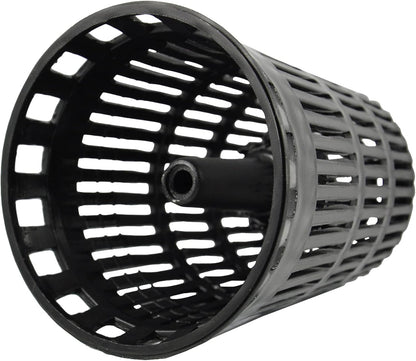Danco Shower Hair Catcher Baskets, 6-Pack, Black (10739P)