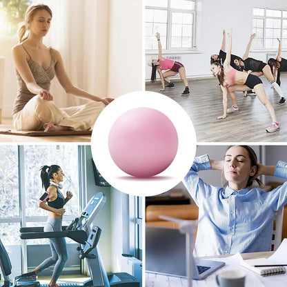 WOVTE Massage Lacrosse Ball Therapy for Sore Muscles Myofascial Release | Shoulders, Neck, Back, Foot, Body, Deep Tissue, Trigger Point, Muscle Knots, Yoga