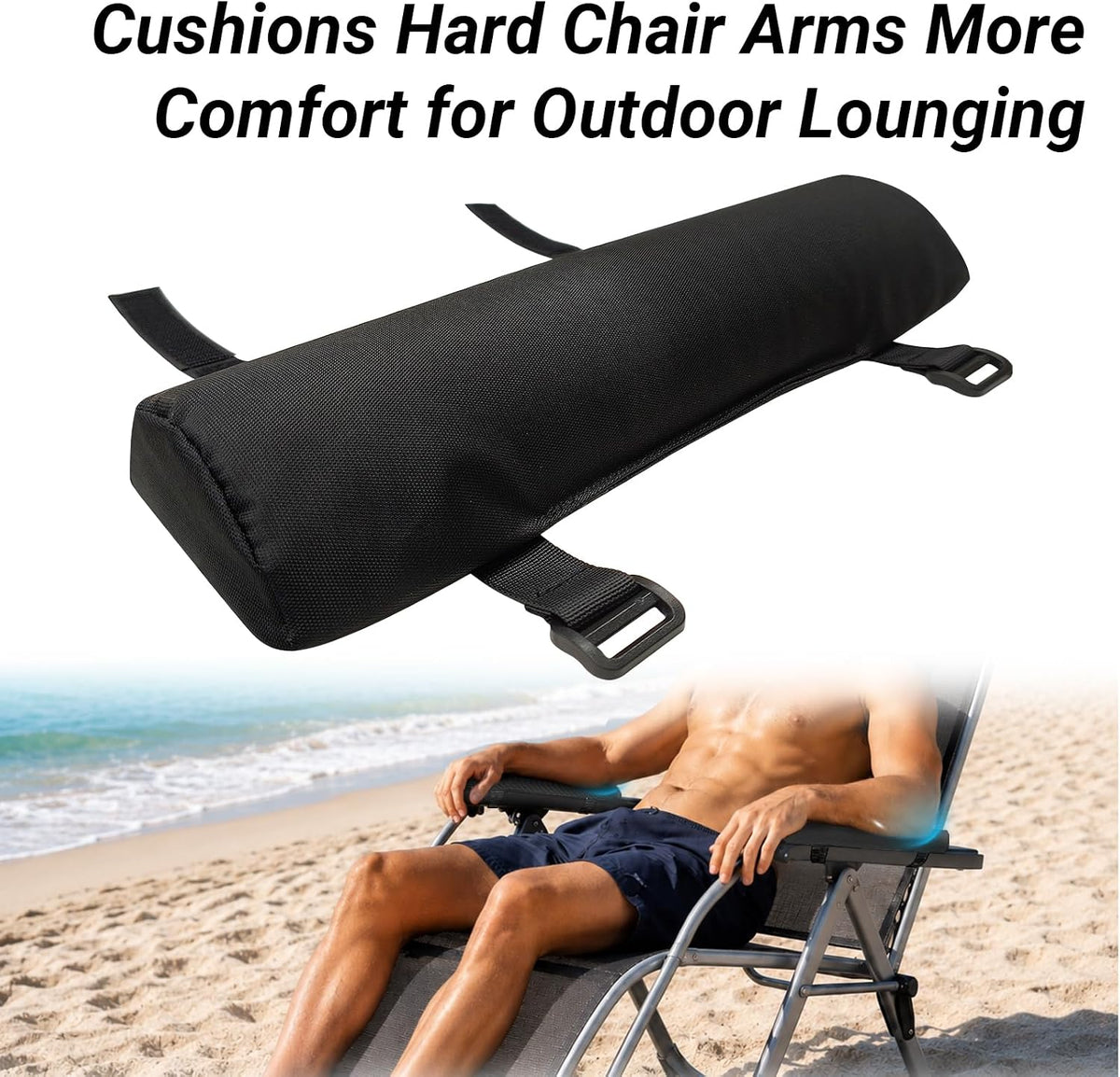 14.3 Inch Armrest Pads for Zero Gravity Chair,2 Pack