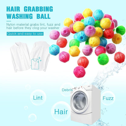 Blulu 18 Pieces Pet Hair Remover for Laundry, Classic Color | Reusable Washing Machine Hair Catcher Pet Dog Cat Fur Catcher Lint Remover from Laundry