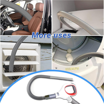 Dryer Vent Cleaner Kit for Shark NV350, NV351, NV352, NV353,NV360,NV500, NV501 Vacuum Attachment with Dryer Lint Brush and Hard Bristle Crevice Brush for Dryer Vent Replacement Parts