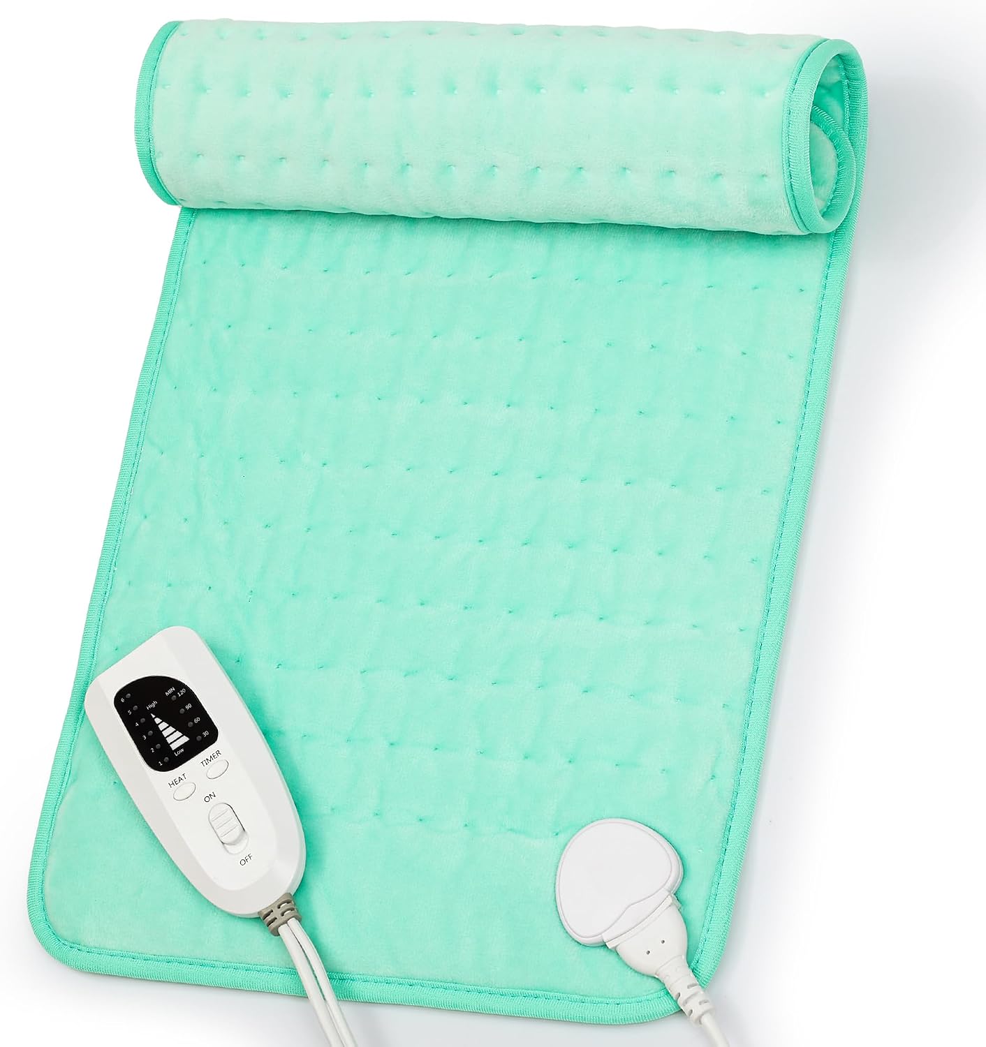 Heating Pad,Heated Blanket,Heating Pad for Back Neck,Grey,24x12 Inch | Electric Heating Pad,Dry/Moist Heat Heating Pads,Heating Pads for Shoulder,Abdomen,Heat Pad for Women Men,Birthday Gift