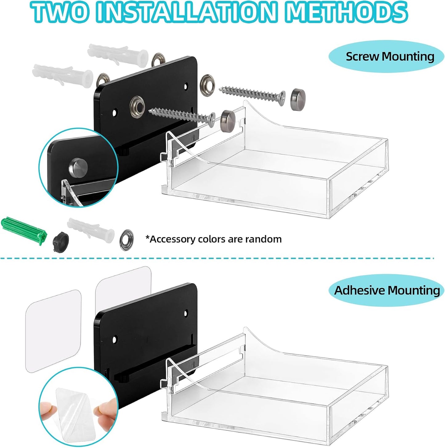 Acrylic Soap Dispenser Drip Tray Wall Mount Soap Dispenser Bracket, Laundry Detergent Drip Catcher Prevent Dripping, Detachable Easy to Clean, Clear