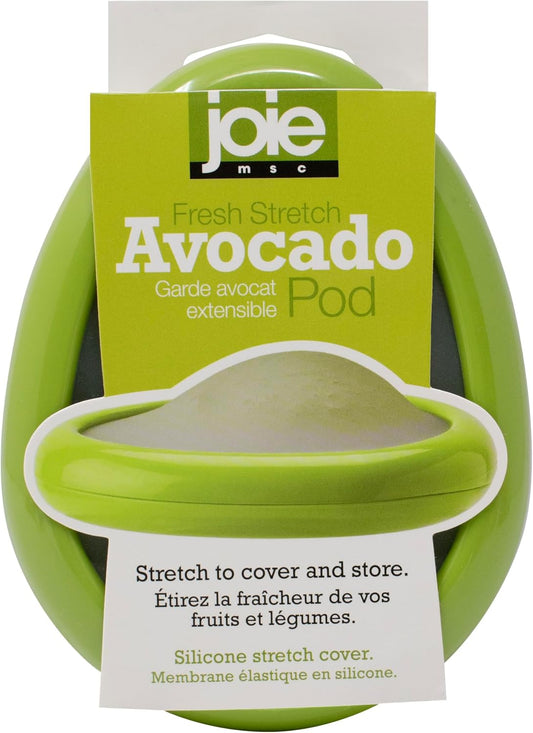 Joie Fresh Stretch Pod Onion Storage Container, Silicone Food Saver, Keeps Leftover Produce Flavorful and Firm in Fridge, Reusable Kitchen Gadget, Dishwasher Safe, BPA-Free