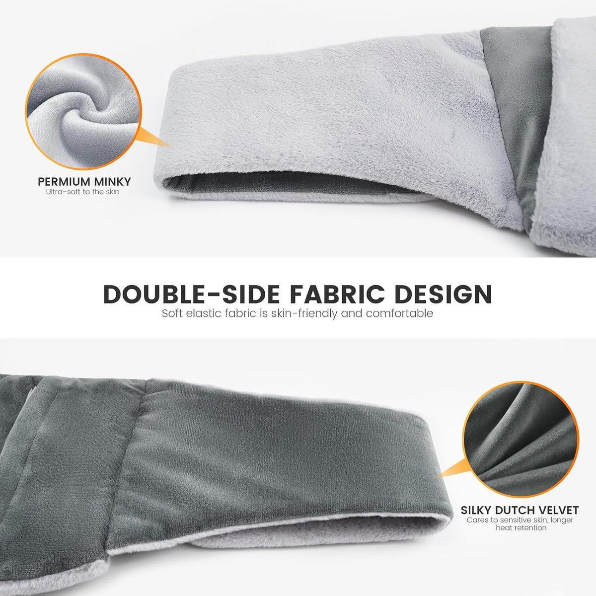 Microwave Heating Pad for Lower Back Pain Relief, Moist Heating Pad Microwavable for Period Cramps, Stomach, Shoulder and Warm Compress for Muscle Pains