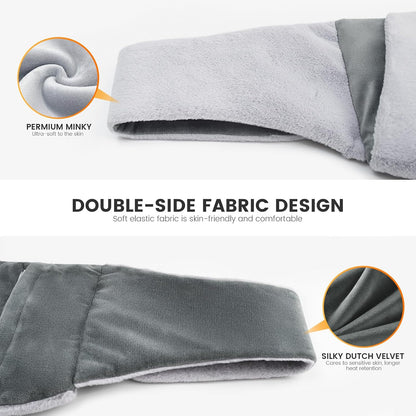Microwave Heating Pad for Lower Back Pain Relief, Moist Heating Pad Microwavable for Period Cramps, Stomach, Shoulder and Warm Compress for Muscle Pains