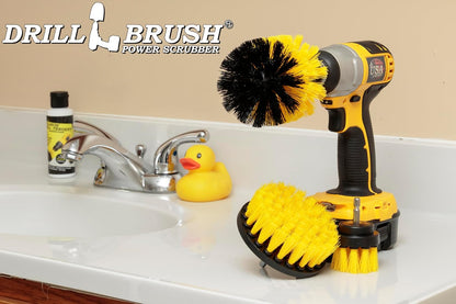 Cordless Power Spin Scrubber Drill Attachment - Electric Dish Scrubber Spin | Medium Drill Brush Attachments for Cleaning Tile, Grout, Dishes, Pots, Pans, Air Fryers, Fish Tanks, Boat Seats & Boat Hulls
