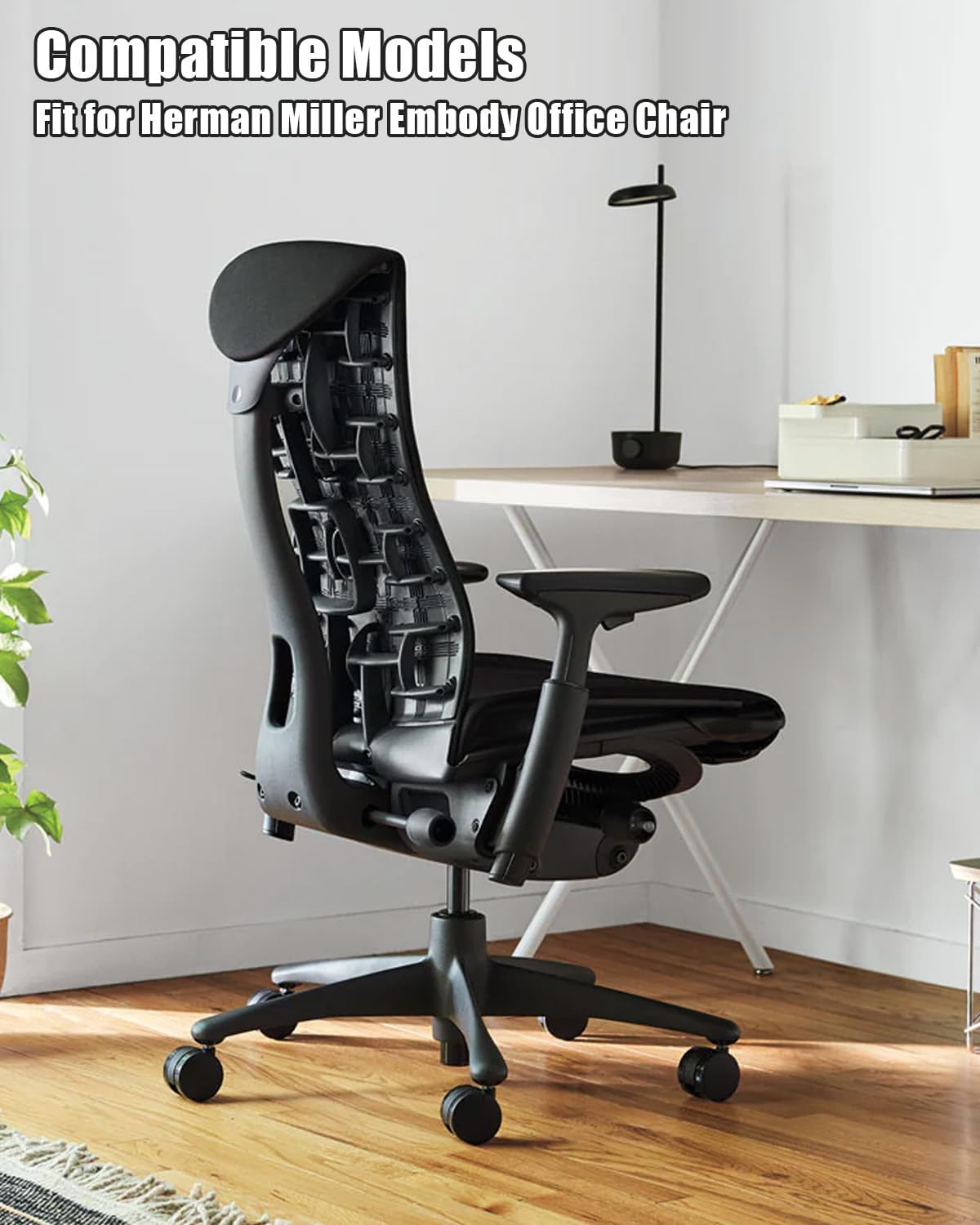Arm Pads Fit for Herman Miller Embody Office Chair, Arm Rest Caps, 1 Pair