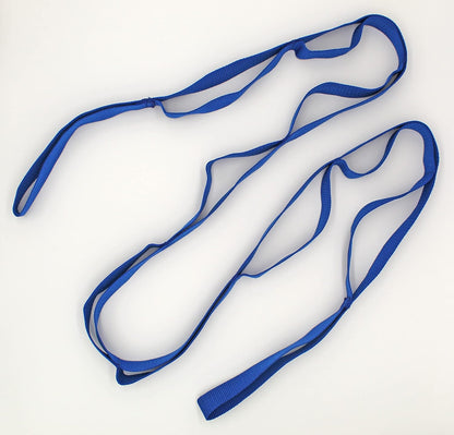 RangeMaster Stretch Strap with Exercise Guide│ Versatile Multi-Loop Strap Perfect for Yoga, Pilates, and Physical Therapy │ Portable │ Helps Improve Flexibility