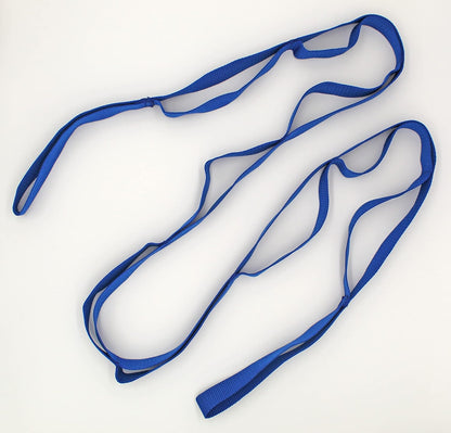 RangeMaster Stretch Strap with Exercise Guide│ Versatile Multi-Loop Strap Perfect for Yoga, Pilates, and Physical Therapy │ Portable │ Helps Improve Flexibility