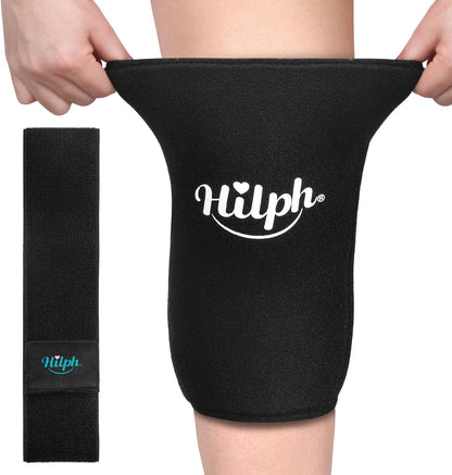 Hilph Knee Ice Pack Sleeve, Flexible Gel Ice Pack for Knee Pain Relief