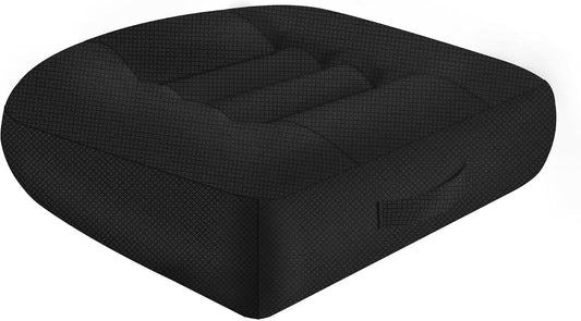 Height-Adjustable Seat Cushion-15.7x15.7x4.7inches Improved Model with Adjustable Height Breathable Nylon mesh Fabric Ergonomic Design Suitable for use in Cars, Offices, and Outdoors