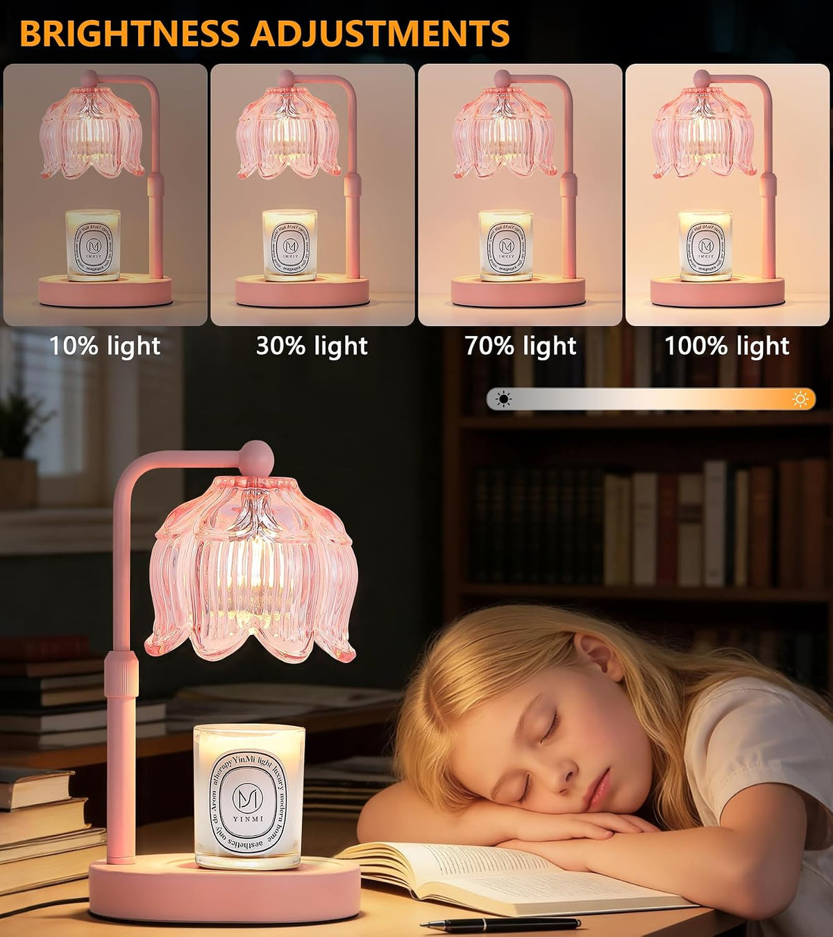 MEXISUE Candle Warmer Lamp with Timer, Bird Candle Warmer Lamp with Jar Candles,Wax Melt Warmer for Housewarming Gift, Birthday Mother's Day Valentines Gifts for Women,Mom,Sister,Bedroom Decor