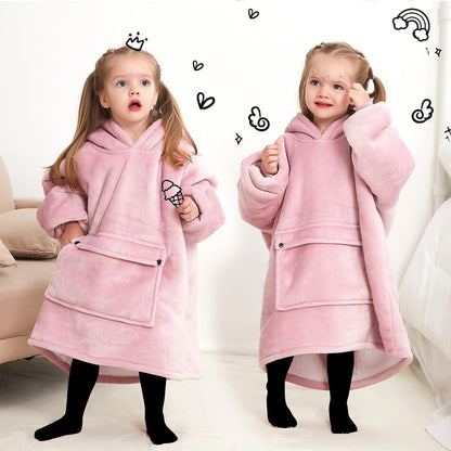 Wearable Blanket Hoodie for Adults With Pocket Strawberry Hoodie | Sherpa, Fuzzy Blanket Hoodie, Oversized Sweatshirt Blanket, Kangaroo Pouch, Cute Birthday Gifts for Sister, Cute Stuff