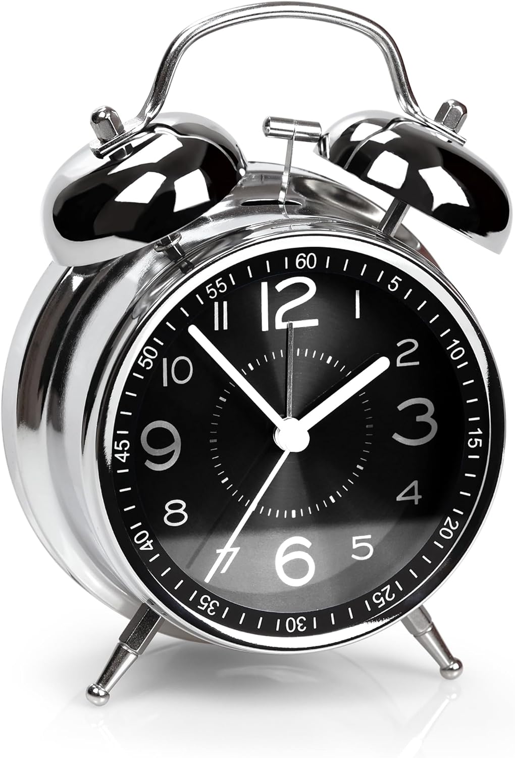 AYRELY® Super Loud Alarm Clock for Heavy Sleepers, 4.5 Inch Twin Bell Retro