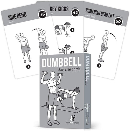 NewMe Fitness Stretching Workout Cards, Fitness Deck for Women and Men