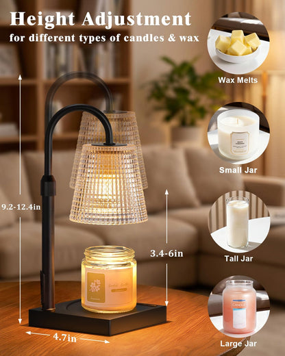 Hong-in Candle Warmer Lamp with Timer, House Warming Gifts New Home Decor