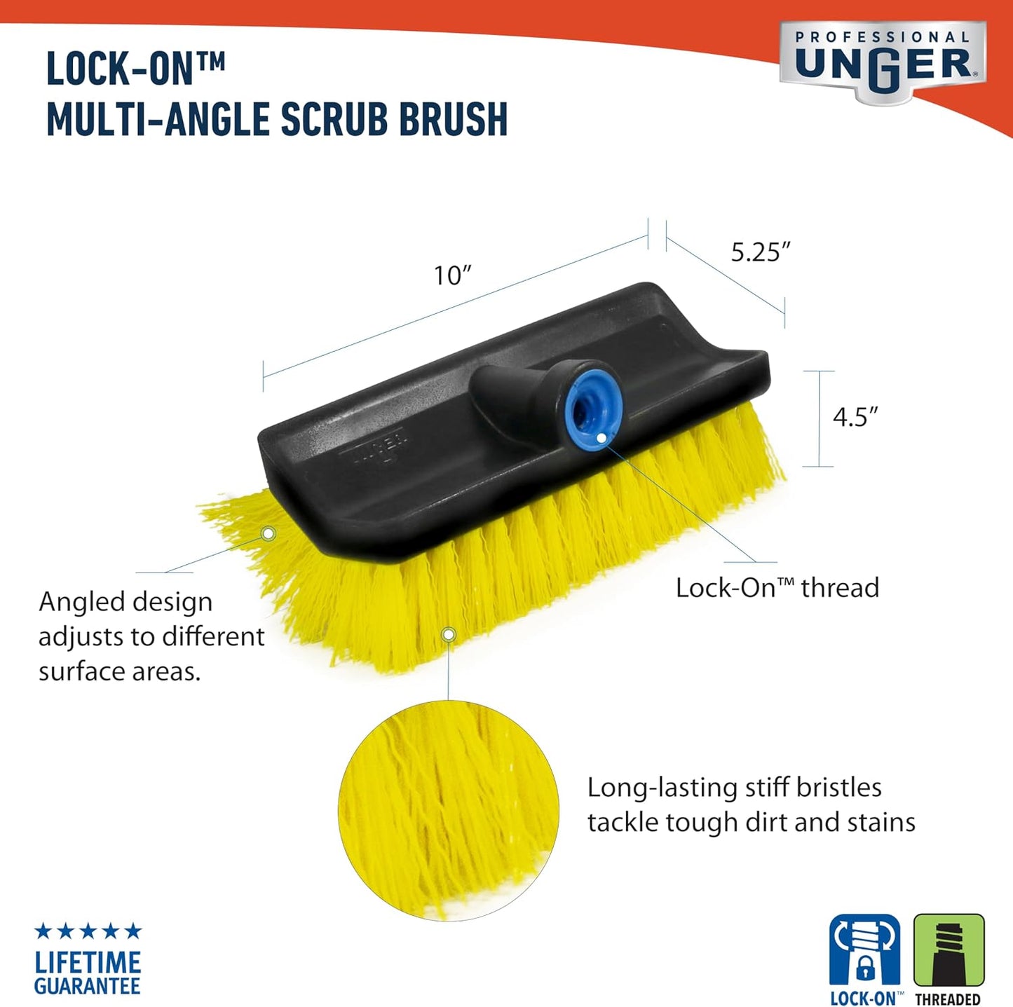Unger Swivel Grout Brush 5.5"