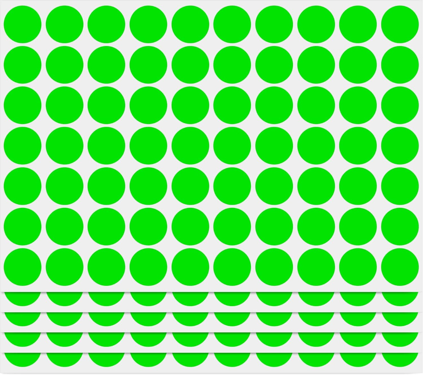 PARLAIM 1050 PCS Color Coding Labels Circle Dot Stickers,10 Color Style Colorful Coding Label Sticker for Office,Student Classroom