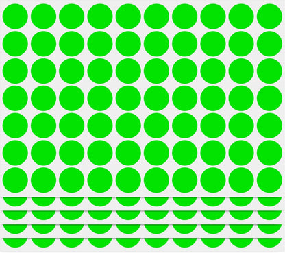 PARLAIM 1050 PCS Color Coding Labels Circle Dot Stickers,10 Color Style Colorful Coding Label Sticker for Office,Student Classroom