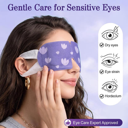 20 Pack Steam Eye Mask, Heated Eye Mask, Warm Compress for Eyes Unscented
