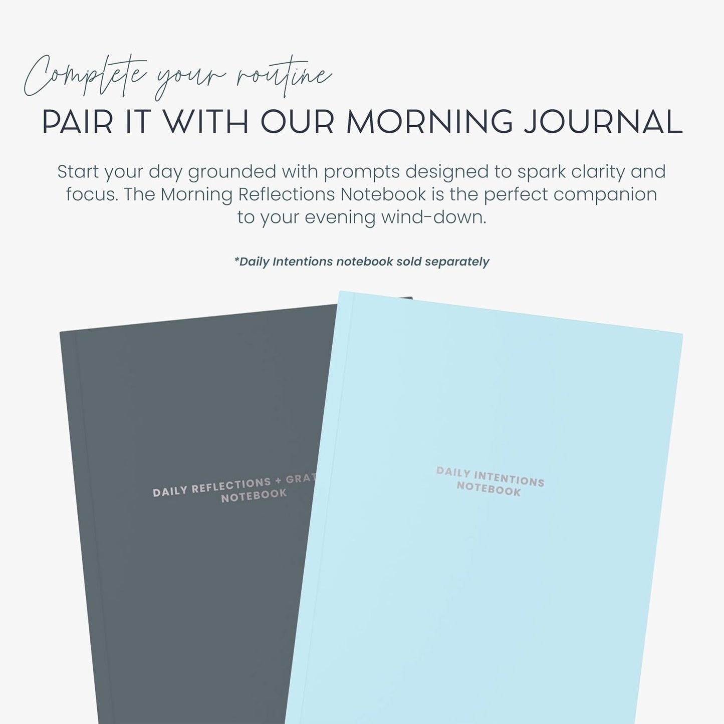 MäksēLife Evening Reflections & Gratitude Journal | Daily Mindfulness & Self-Care Notebook, A5 Lay-Flat Binding, Vegan Leatherette Cover, 120GSM Recycled Paper