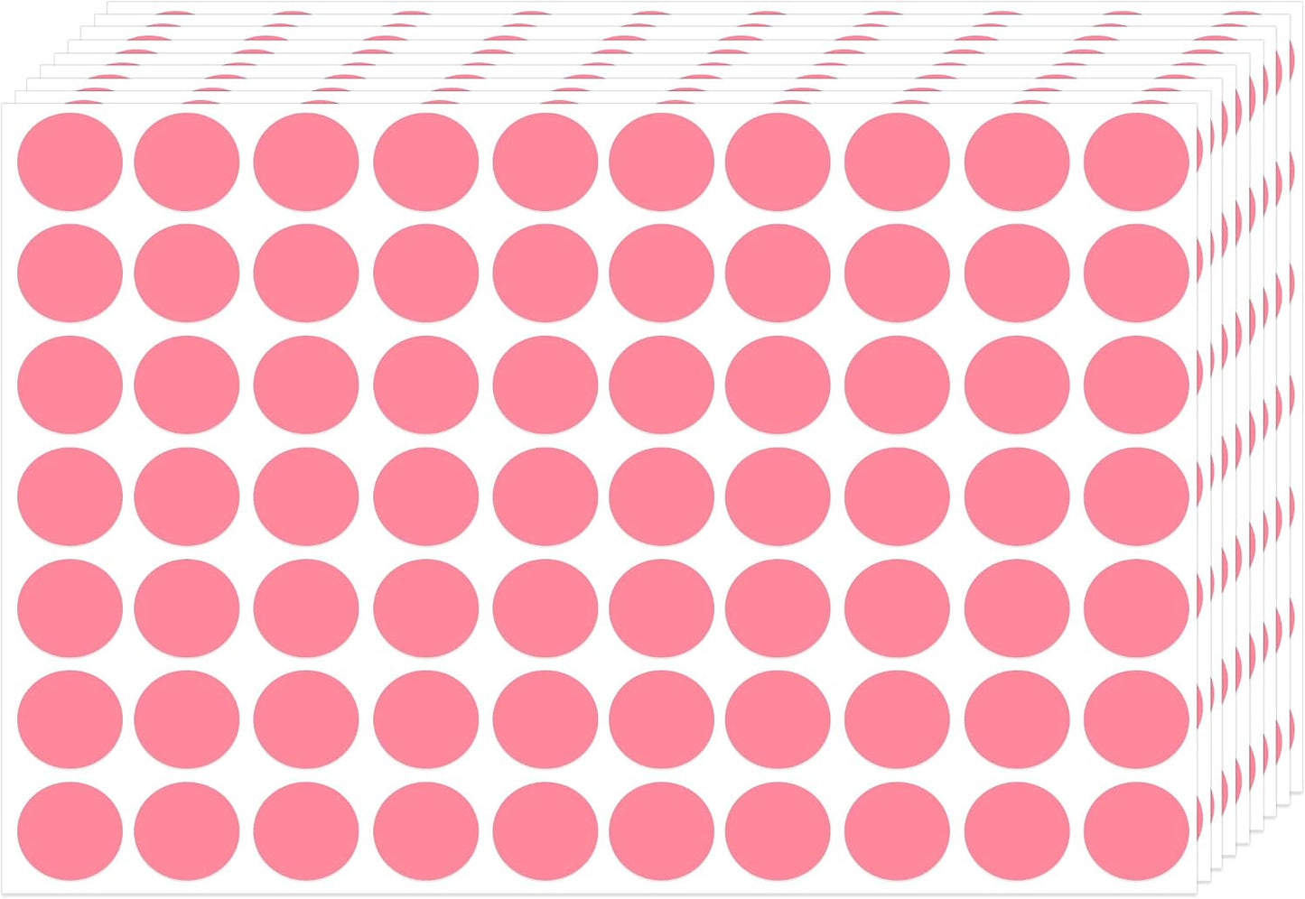 3500 Pieces Dot Stickers, 3/4 inch Color Coding Labels, 10 Color Circle Price Stickers for Office Classroom Student