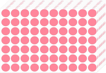 3500 Pieces Dot Stickers, 3/4 inch Color Coding Labels, 10 Color Circle Price Stickers for Office Classroom Student