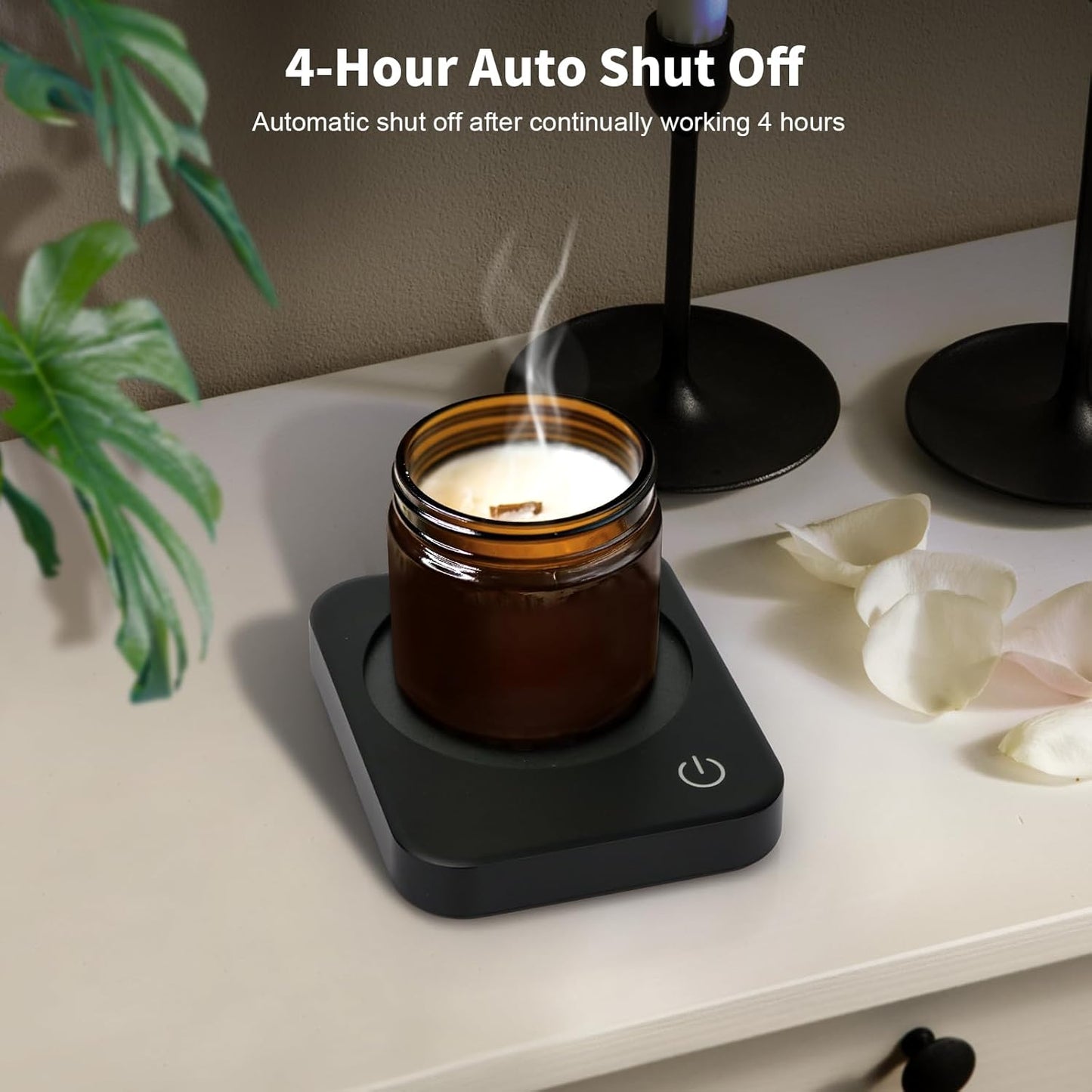 VOBAGA Coffee Mug Warmer, 4 Hours Auto Shut Off Cup Warmer for Office Home Desk with 3 Temperature Settings, Electric Beverage Warmer for Cocoa,Tea, Milk, Soup, for Coffee Gifts, Sky Blue (No Cup)