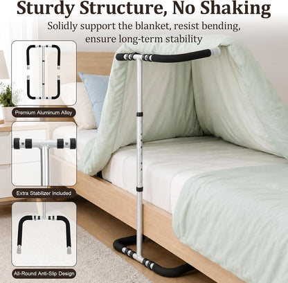 Blanket Lifter for Foot of Bed, 28"-34" Height Adjustable Blanket Lifter