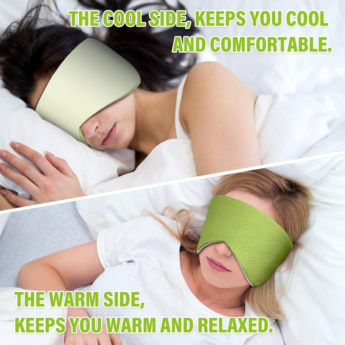 Sleep Mask & Earmuffs for Sleep - 2 in 1 Ear & Eye Mask with Ear Plugs