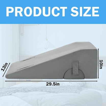 ROYALAY Knee Replacement Pillow, Leg Pillow for Knee Surgery Recovery with Different Height, Leg Surgery Recovery Equipment for Hip Foot Ankle, Double