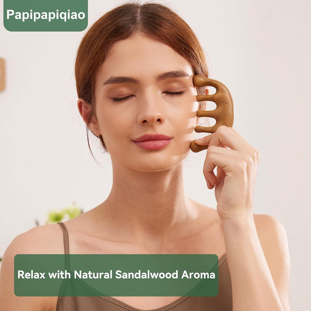 Wood Therapy Massage Tools – Wooden Manual Guasha Tool, Handheld Body & Scalp Massager, Trigger Point Scraper, Reflexology & Lymphatic Drainage Inspired Wooden Massage Tool for Face, Neck, Back & Legs