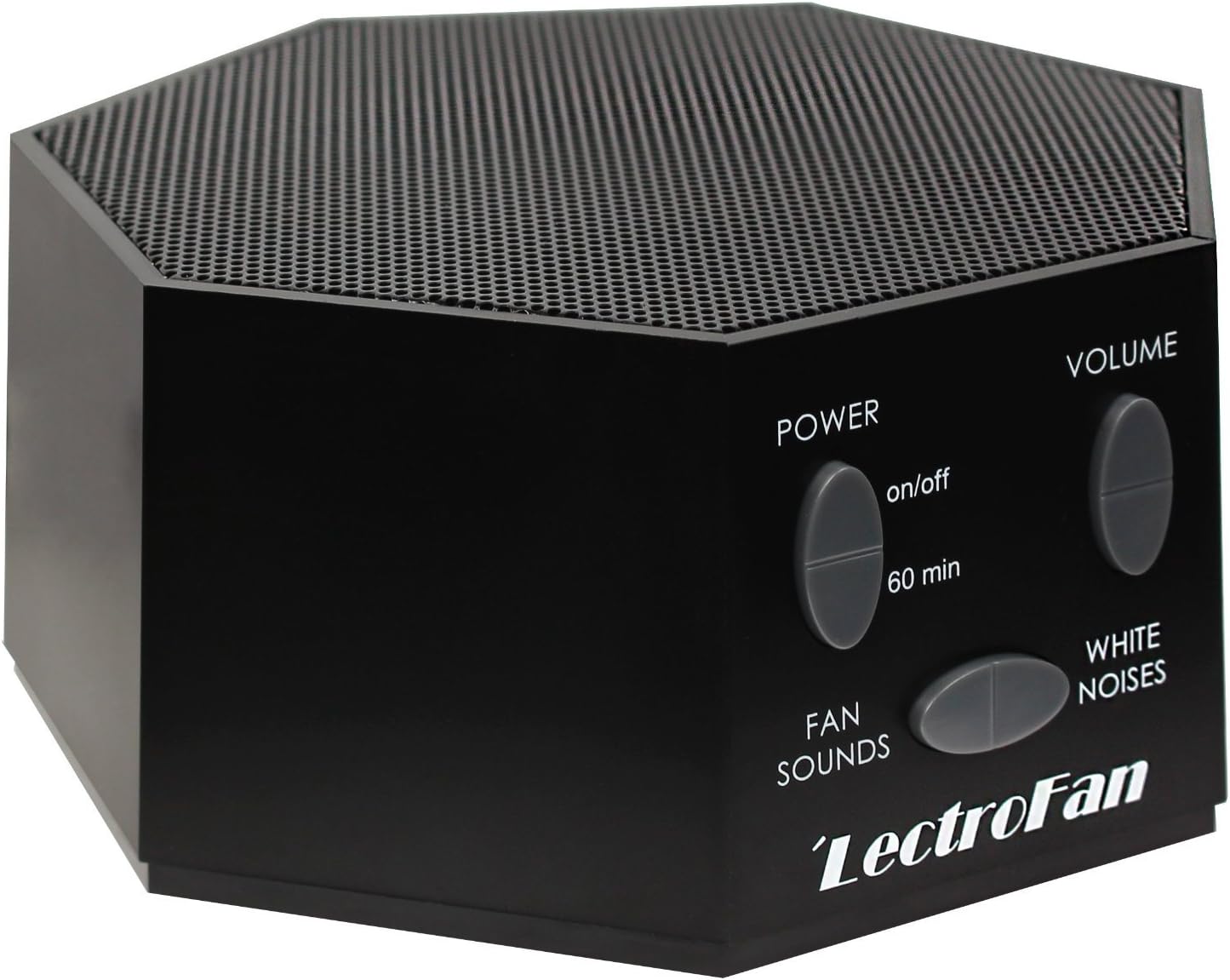 Adaptive Sound Technologies LectroFan Classic - Soothing Sound Machine for Sleep - Built-in Sleep Timer - Compact Design - Non-Looping Sounds - Speech Privacy - Black