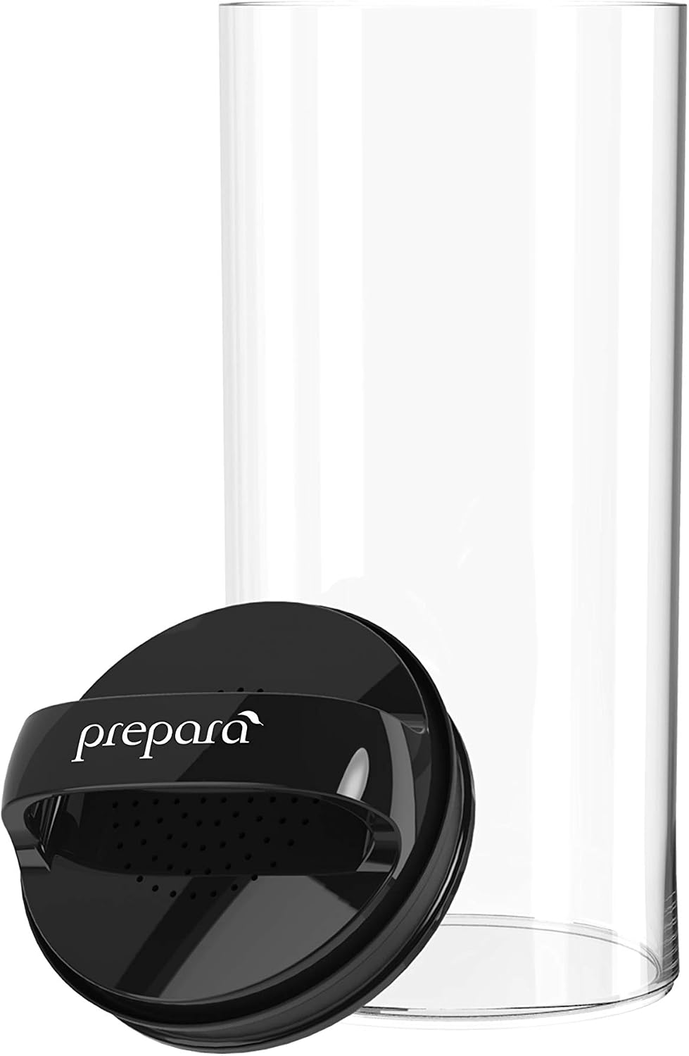 Prepara Evak Fresh Saver Plastic Airless Canister (10"x4.75"x4.75"), Medium/Tall - Shatterproof Container BPA-Free