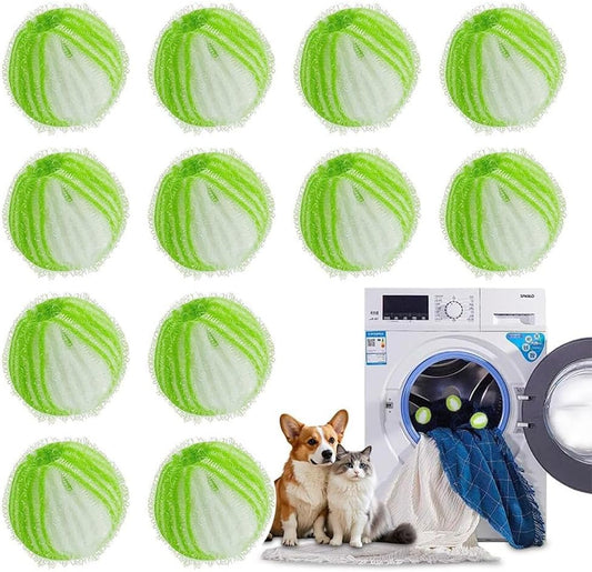 Hair Remover for Laundry Reusable Lint Catcher and Washing Machine Dryer Balls for Removing Dog and Cat Fur from Clothing