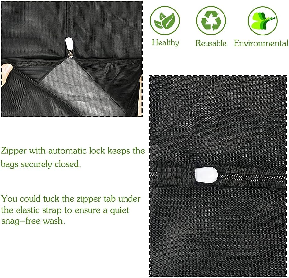 Tenn Well 3Pcs Mesh Laundry Bags For Shoes Sneakers Fits Size 12 | Mesh bags for trainers, tennis shoes, slippers, washing machine safe