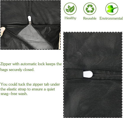 Tenn Well 3Pcs Mesh Laundry Bags For Shoes Sneakers Fits Size 12 | Mesh bags for trainers, tennis shoes, slippers, washing machine safe