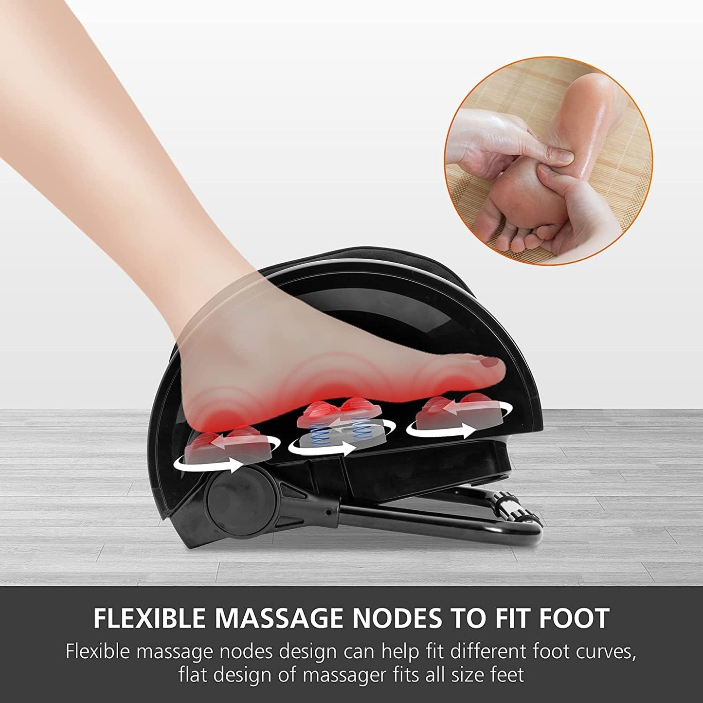 Snailax Foot Rest Under Desk at Work, Heated Under Desk Foot Stool with Double Layer Adjustable Height, Feet Warmer with Vibration Massage, Ergonomic Gaming Home Footstool for Lumbar Back Knee Pain