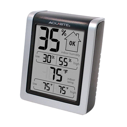 AcuRite Digital Indoor Thermometer and Hygrometer, Classic