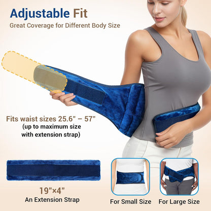Comfytemp Microwavable Moist Heating Pad for Back and Waist Pain Relief