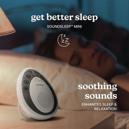 Homedics White Noise Sound Machine, Small Travel Sound Machine