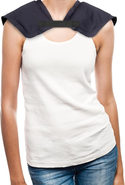 Rapid Relief Reusable Hot or Cold Neck and Shoulder Gel Wrap, Muscle Aches