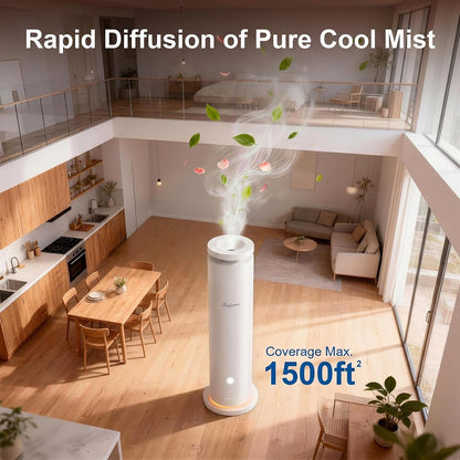Waterless Diffuser Pro with 5 Scent Oils, Luxury Hotel-Class Essential Oil Diffuser Aromatherapy Machine with 1500 Sq Ft Cover, 6 Mist, 4.06Oz Air Diffusers for Home Large Room Hotel SPA
