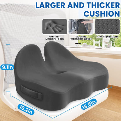 Seat Cushion, Chair Cushions, Memory Foam Office Chair Cushion