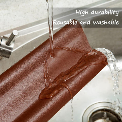 Wanheart Under Door Draft Stopper 38 Inch, Door Sweep for Bottom of Door | Draft Blocking, Small Gap Fit, Trim to Size, No Adhesive, Wipeable Cover