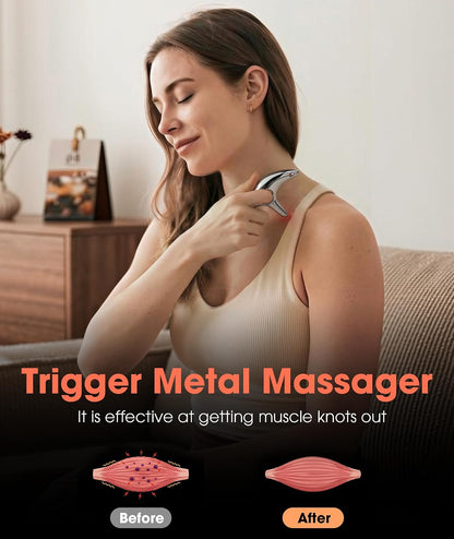 Gua Sha Trigger Point Massage Tool, Deep Tissue Massage Tools, Muscle Knots Remover, Scraper Therapy Tools for Full Body Pain Relief & Tension Release, Pocket Design Gifts for Women Men