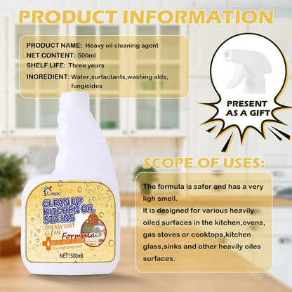 Liapu All Purpose Cleaner, Remove Stains Cleaning Spray, Kitchen Cleaner Spray, Heavy Duty Multi Purpose Degreaser Cleaner Spray Removes Grease, Grime, And Stains On Microwave & Oven & Stove Top